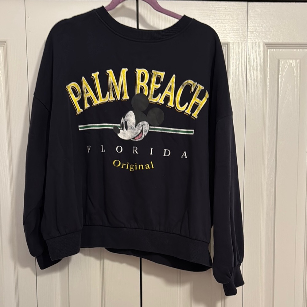 Mickey Navy Crewneck Sweatshirt